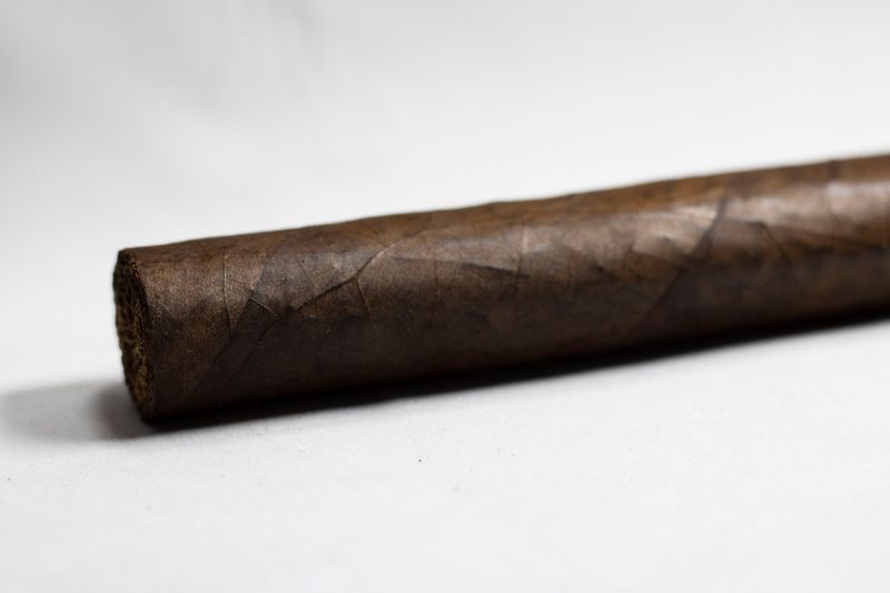Torpedo Maduro 7 X 60 Back Close Up View Tampa