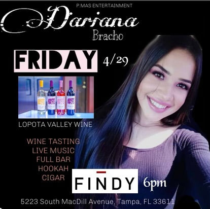 EVENT: Dariana Bracho - Friday 4/29